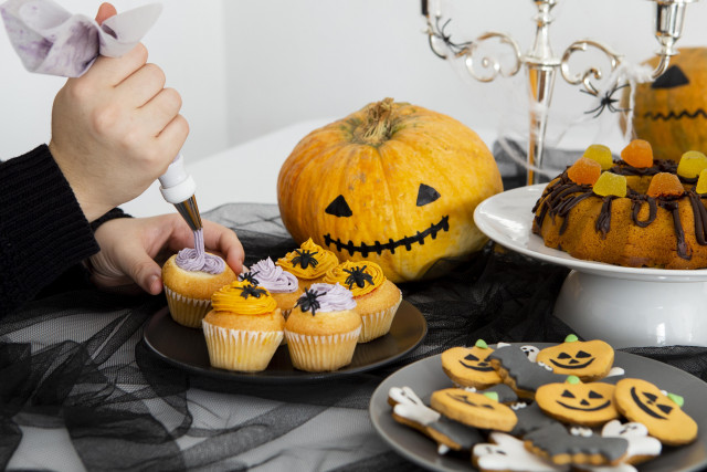 high-angle-halloween-food-arrangement-concept-548